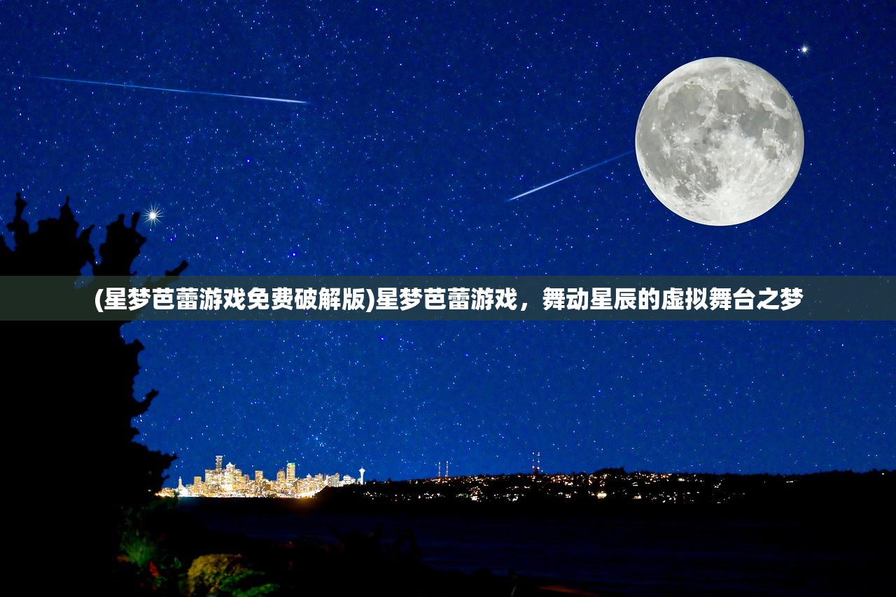 (星梦芭蕾游戏免费破解版)星梦芭蕾游戏，舞动星辰的虚拟舞台之梦