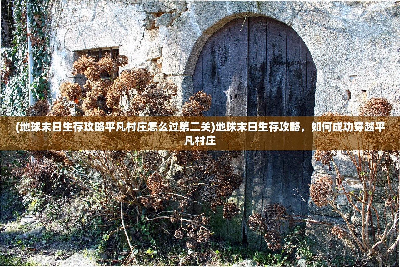 (地球末日生存攻略平凡村庄怎么过第二关)地球末日生存攻略，如何成功穿越平凡村庄