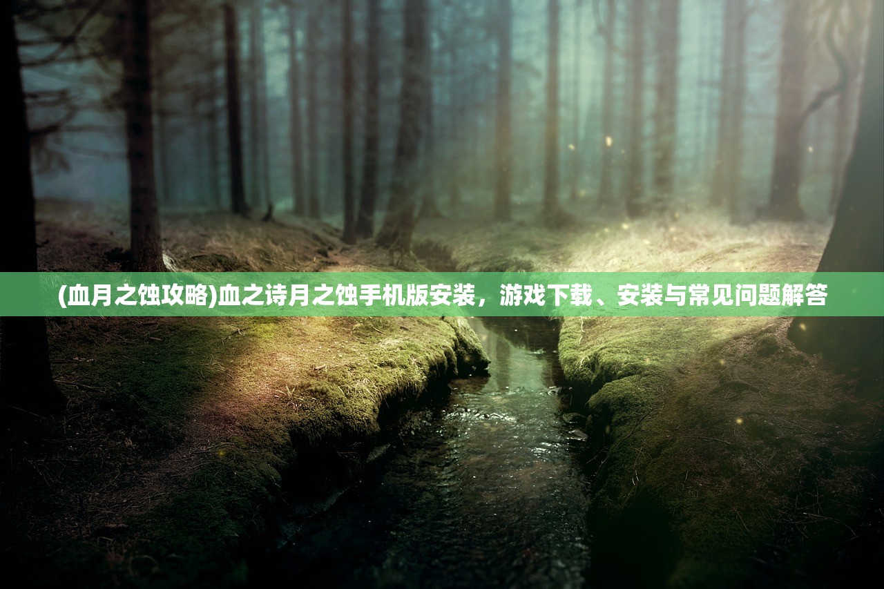 (血月之蚀攻略)血之诗月之蚀手机版安装，游戏下载、安装与常见问题解答