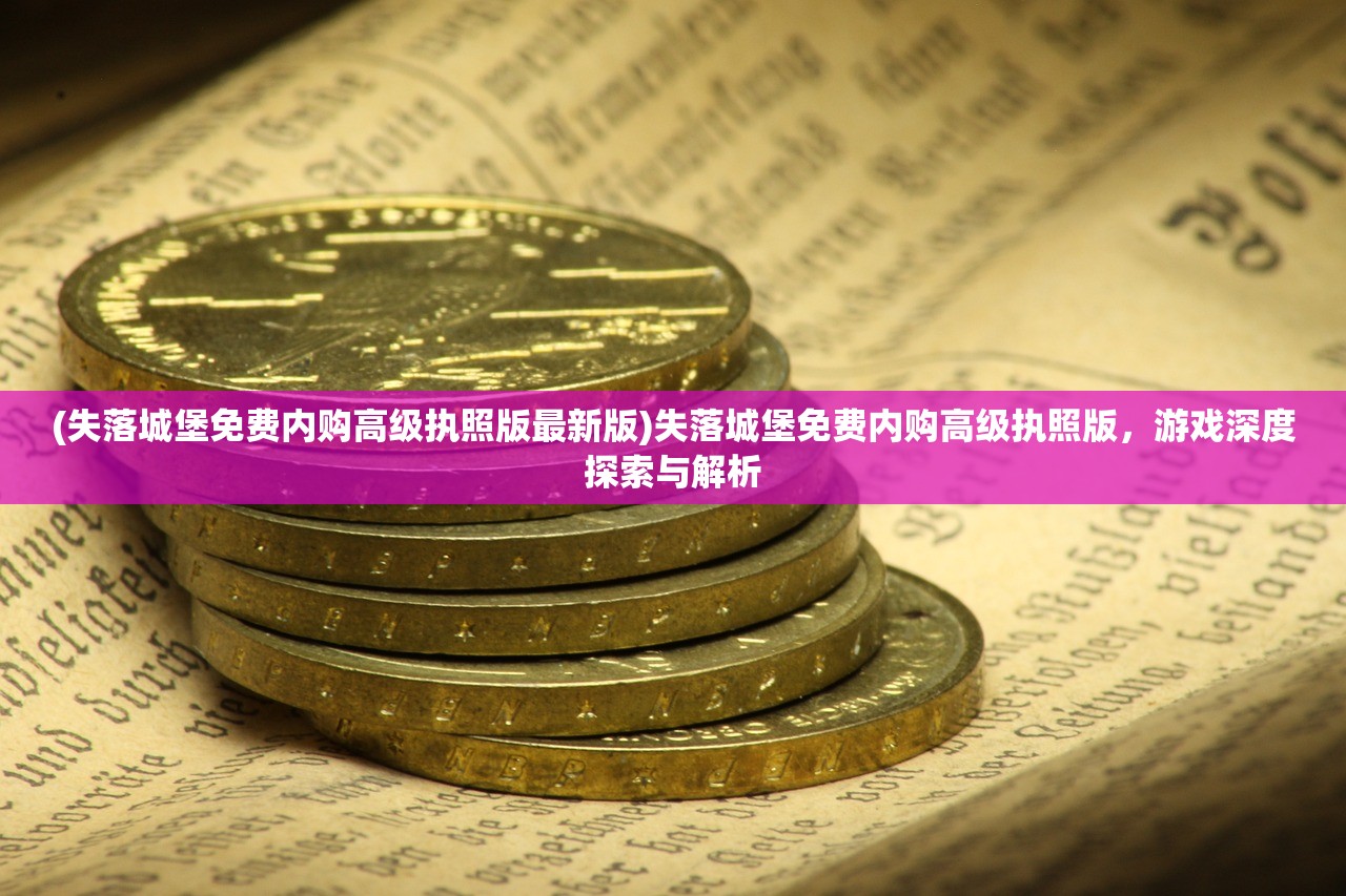 (失落城堡免费内购高级执照版最新版)失落城堡免费内购高级执照版，游戏深度探索与解析
