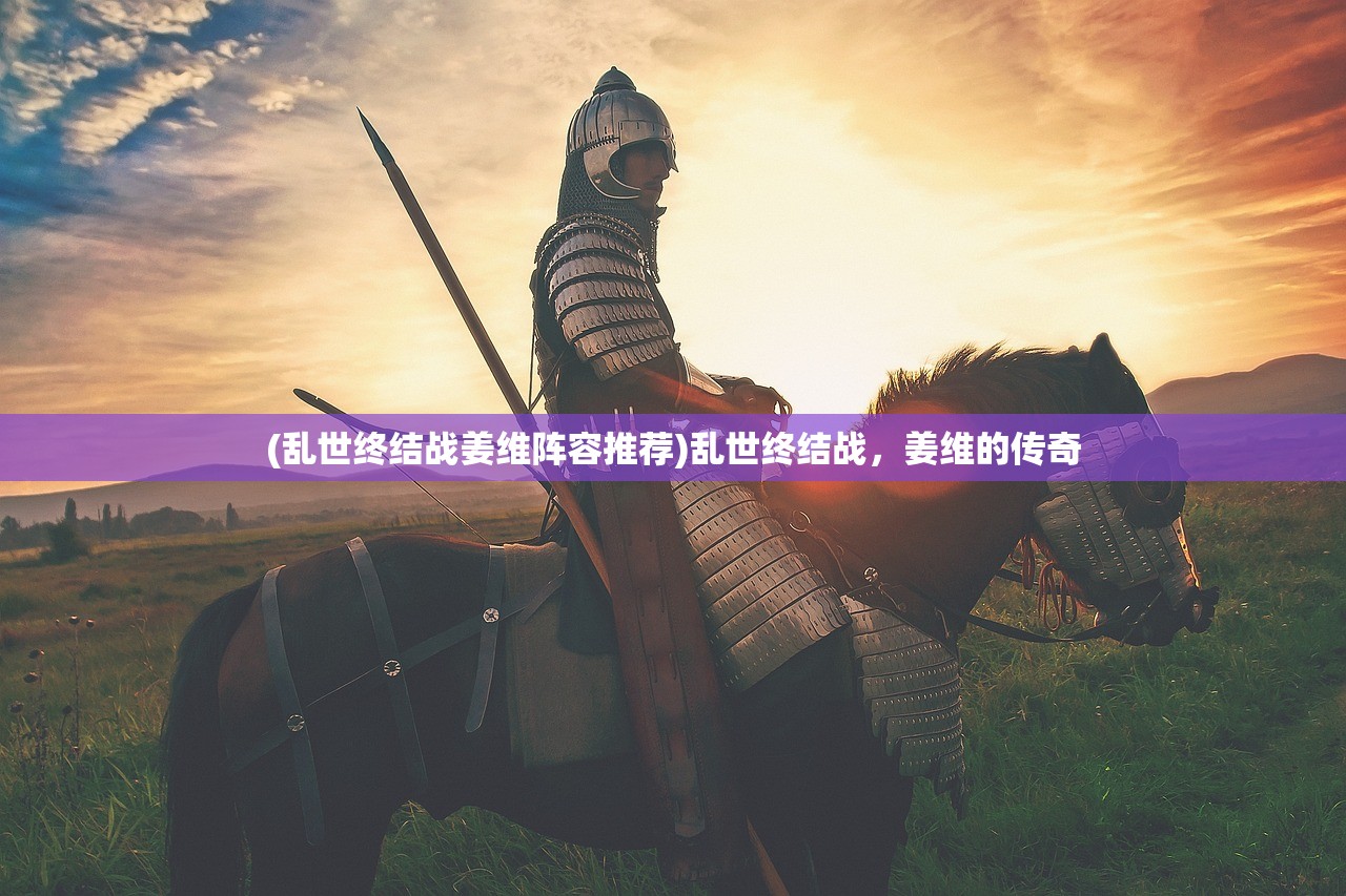 (乱世终结战姜维阵容推荐)乱世终结战，姜维的传奇