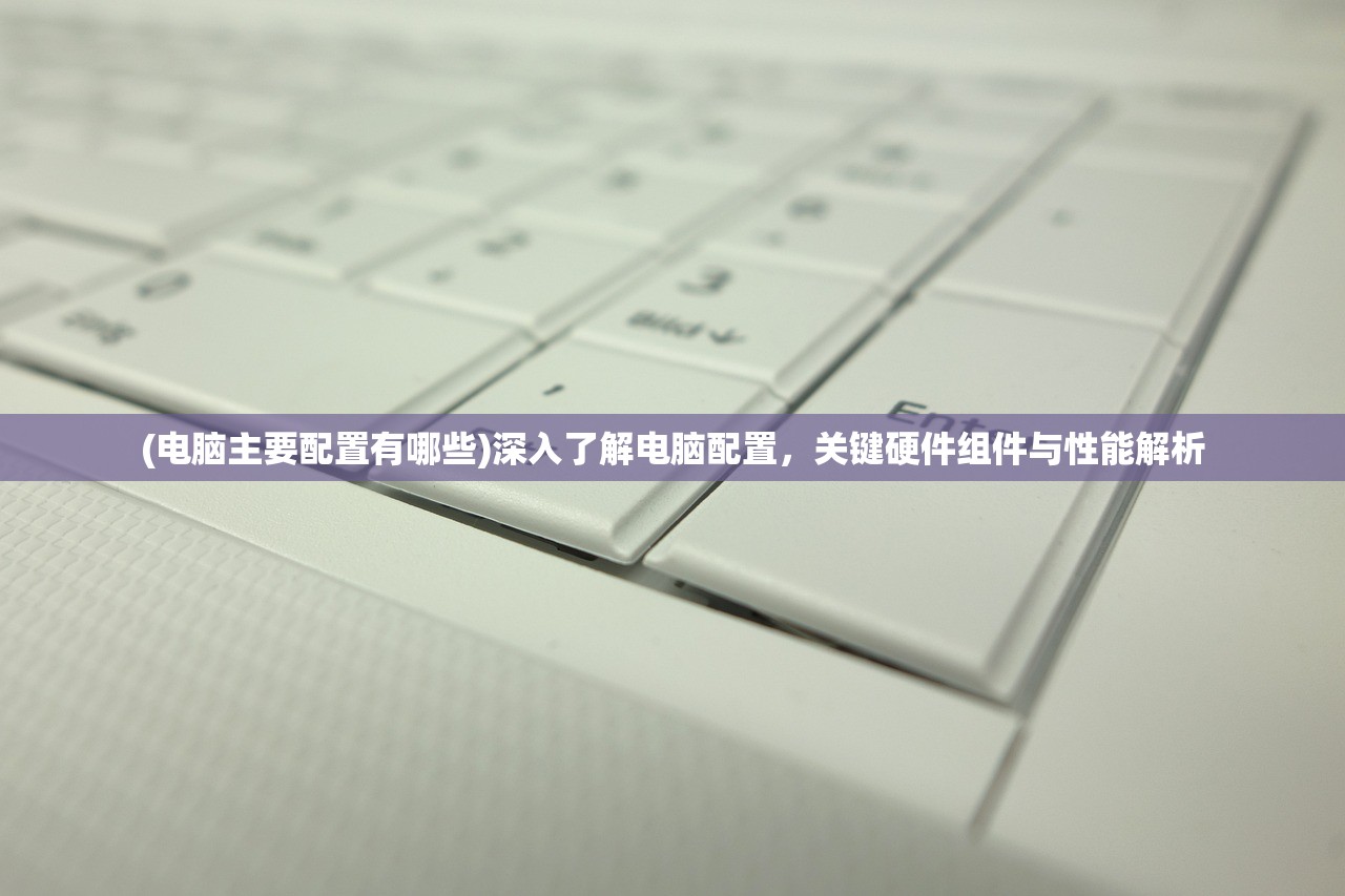 (电脑主要配置有哪些)深入了解电脑配置，关键硬件组件与性能解析