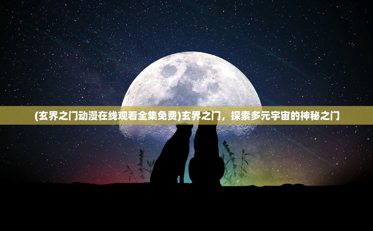 (玄界之门动漫在线观看全集免费)玄界之门，探索多元宇宙的神秘之门