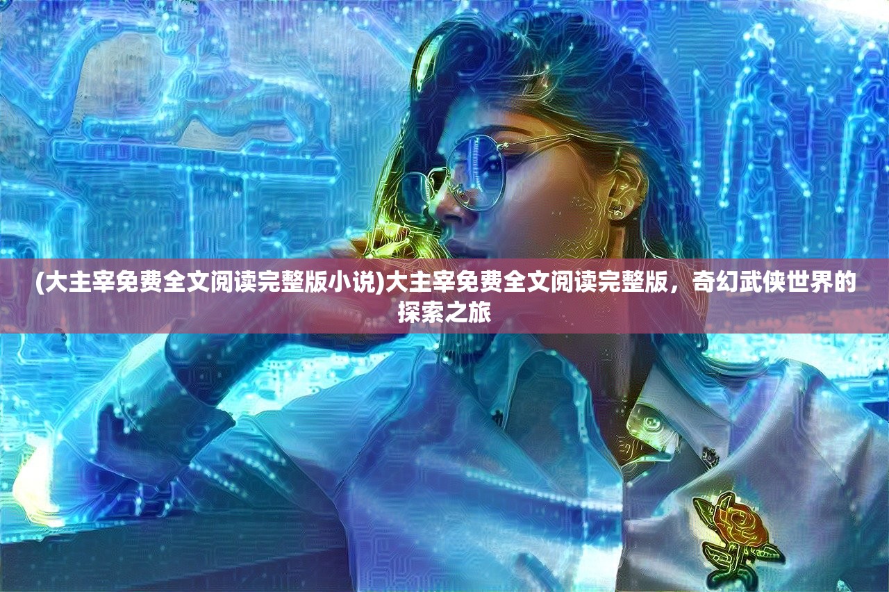 (大主宰免费全文阅读完整版小说)大主宰免费全文阅读完整版，奇幻武侠世界的探索之旅