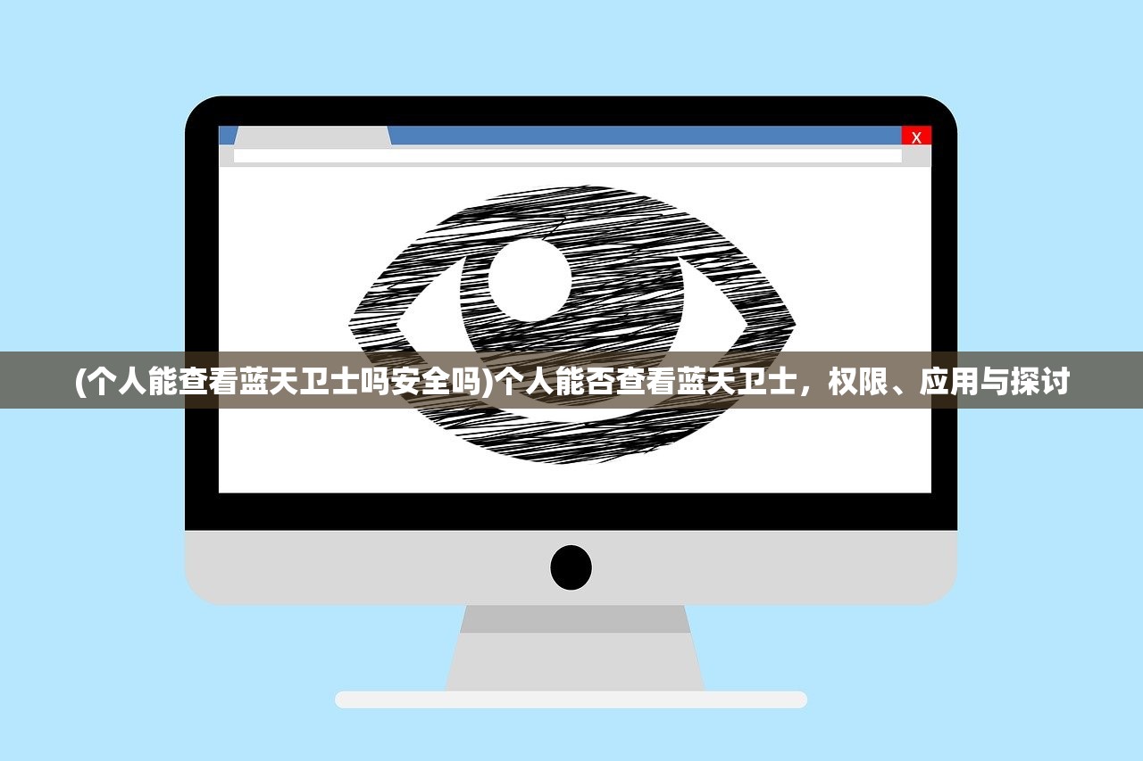 (个人能查看蓝天卫士吗安全吗)个人能否查看蓝天卫士，权限、应用与探讨
