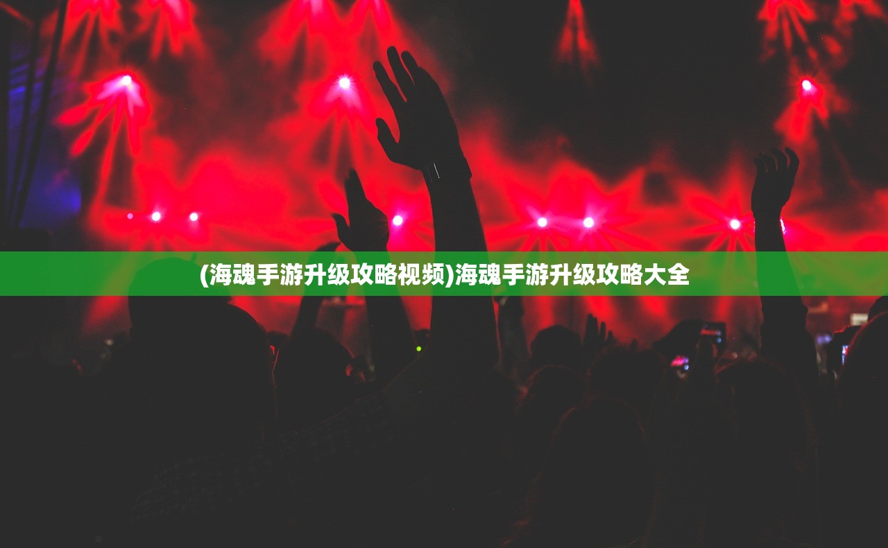 (海魂手游升级攻略视频)海魂手游升级攻略大全