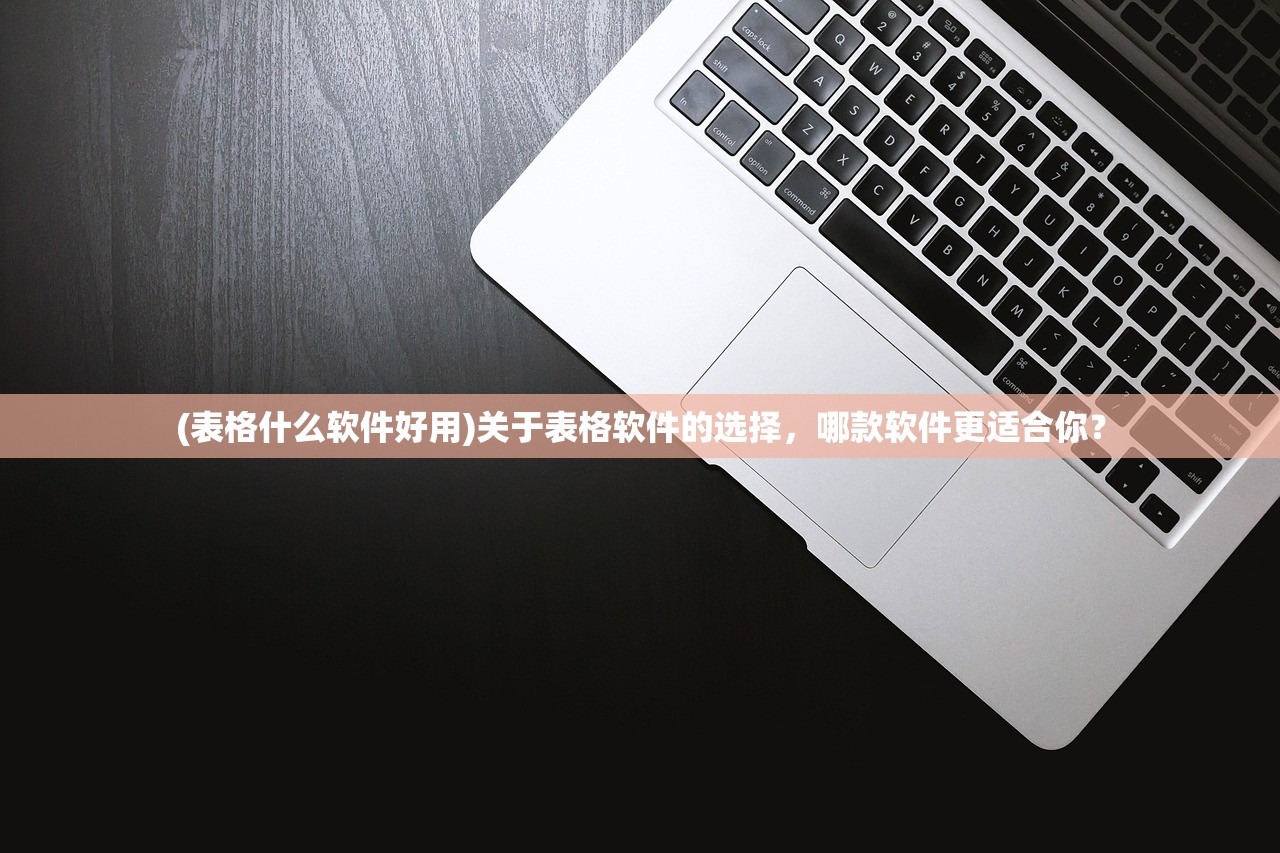 (表格什么软件好用)关于表格软件的选择，哪款软件更适合你？