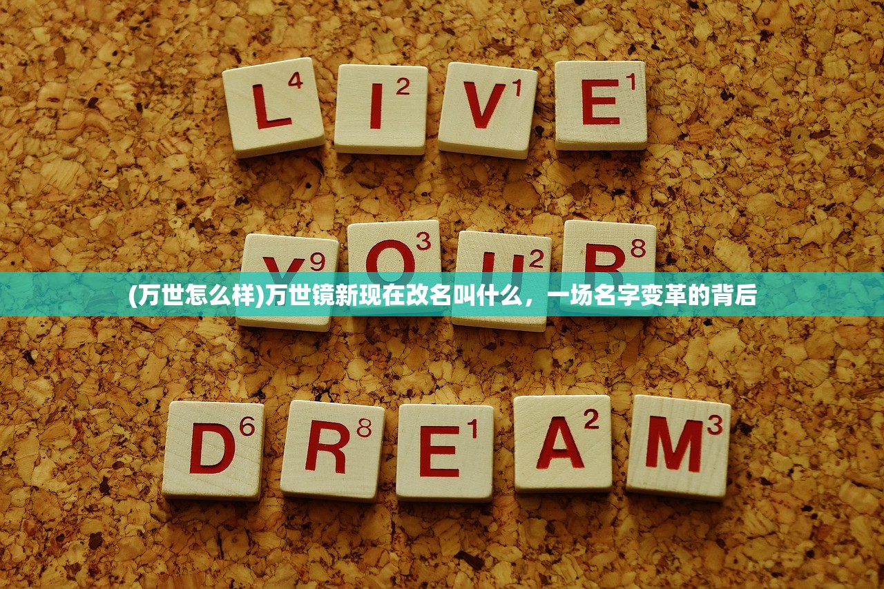 (万世怎么样)万世镜新现在改名叫什么，一场名字变革的背后