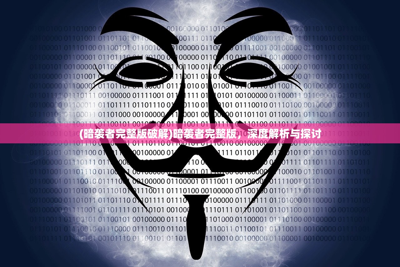 (暗袭者完整版破解)暗袭者完整版，深度解析与探讨
