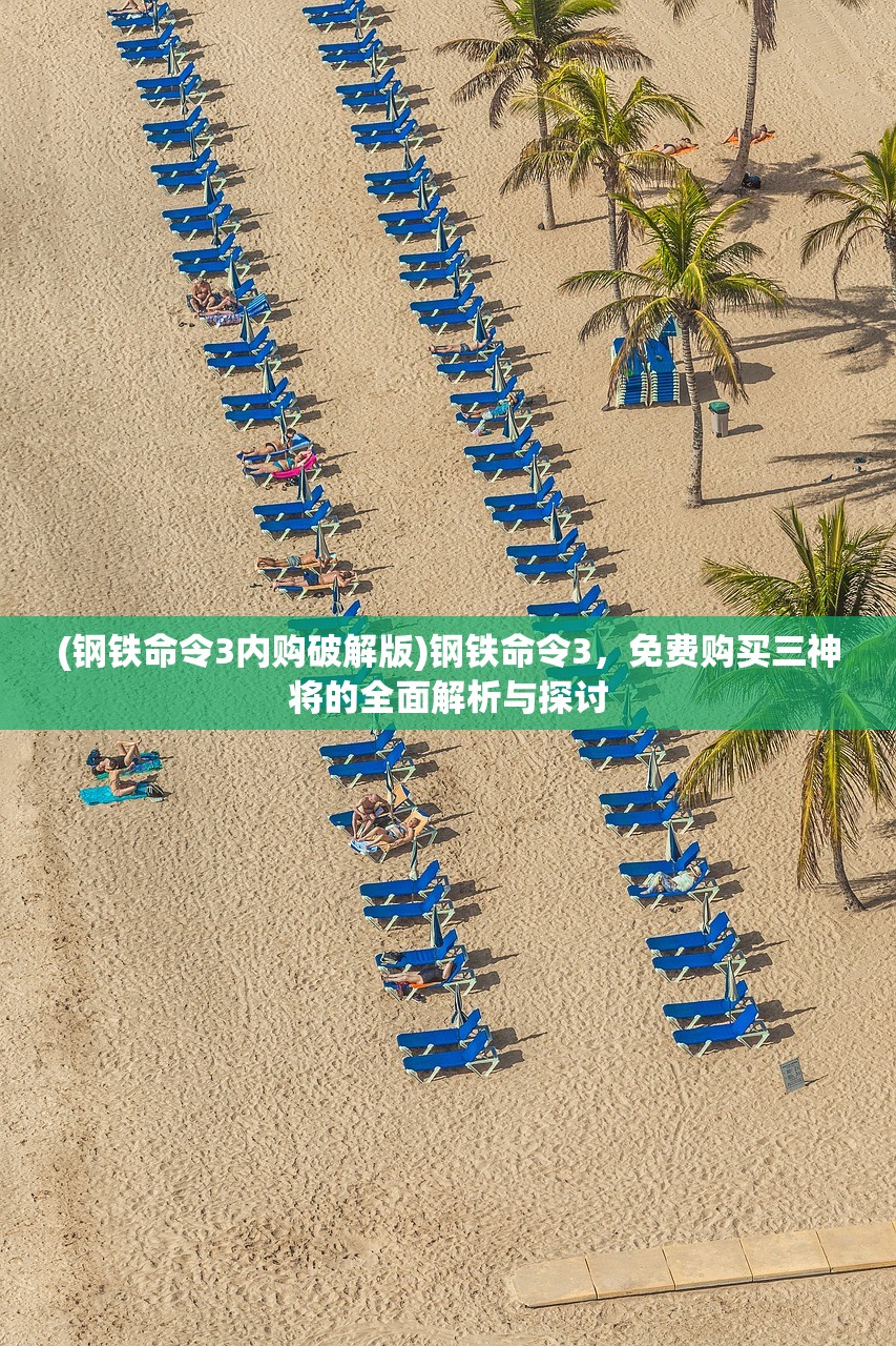(钢铁命令3内购破解版)钢铁命令3，免费购买三神将的全面解析与探讨