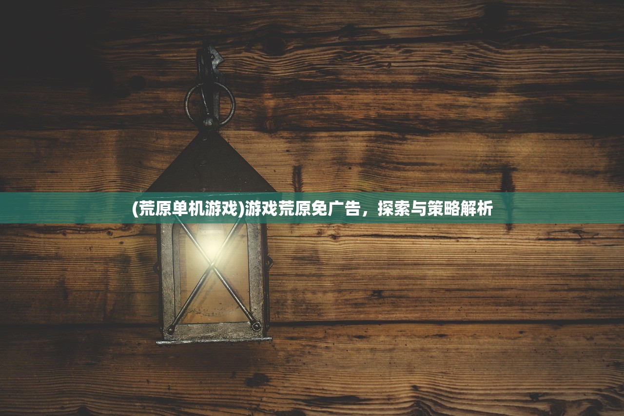 (荒原单机游戏)游戏荒原免广告，探索与策略解析