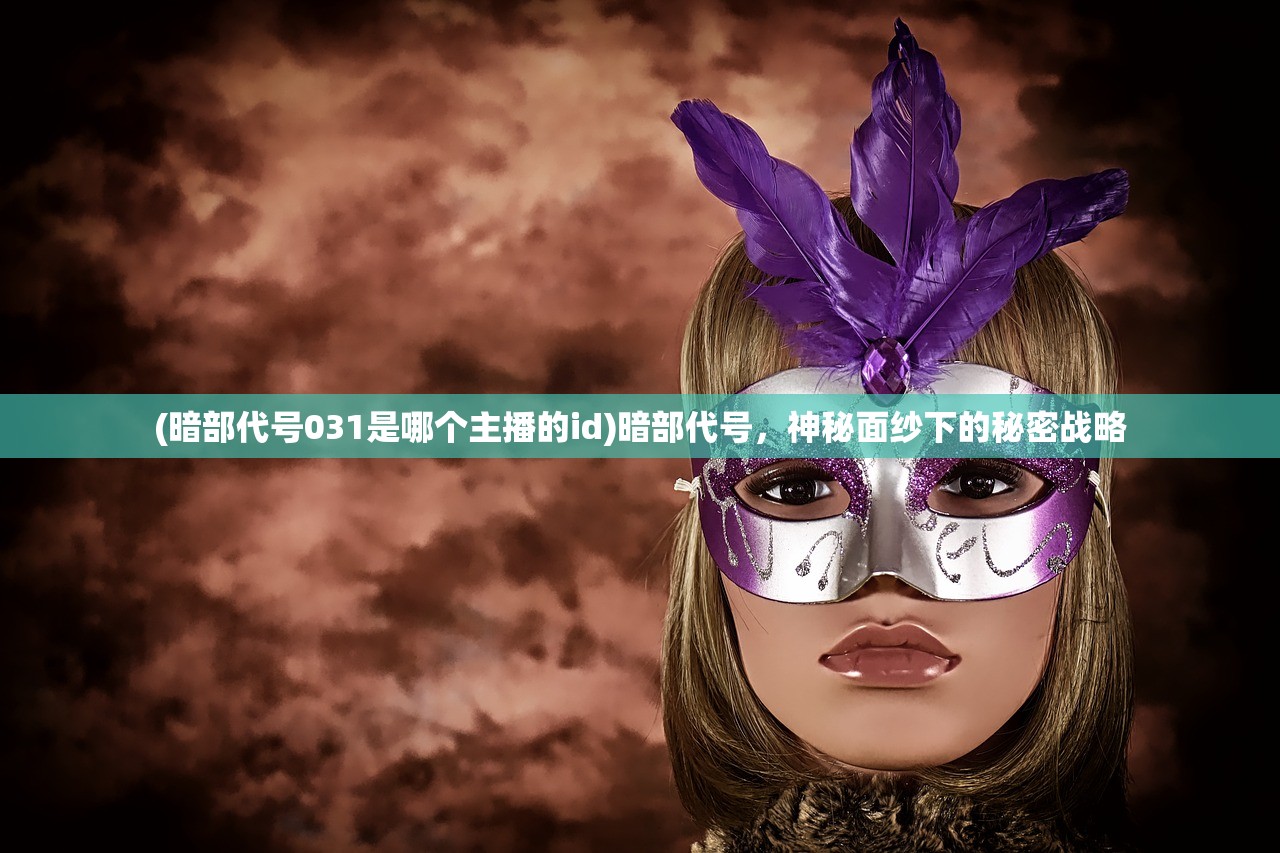 (暗部代号031是哪个主播的id)暗部代号，神秘面纱下的秘密战略