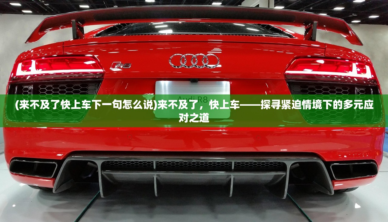 (来不及了快上车下一句怎么说)来不及了，快上车——探寻紧迫情境下的多元应对之道