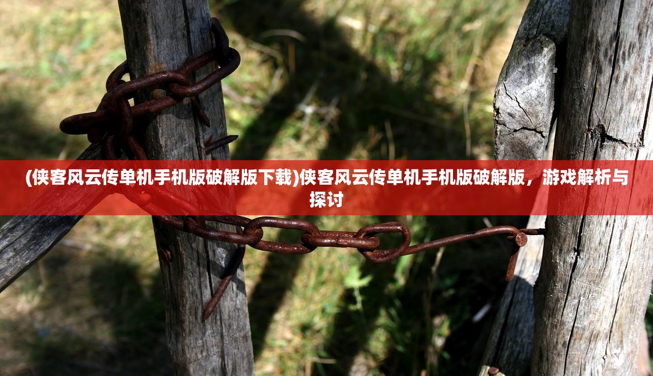 (侠客风云传单机手机版破解版下载)侠客风云传单机手机版破解版，游戏解析与探讨